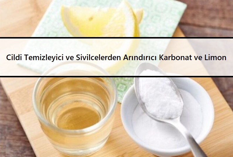 Cildi Temizleyici ve Sivilcelerden Arındırıcı Karbonat ve Limon