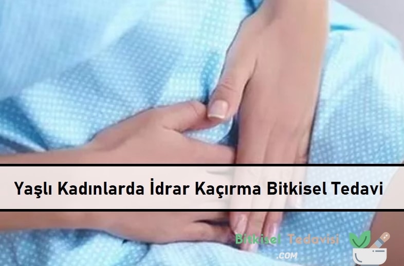 Yaşlı Kadınlarda İdrar Kaçırma Bitkisel Tedavi