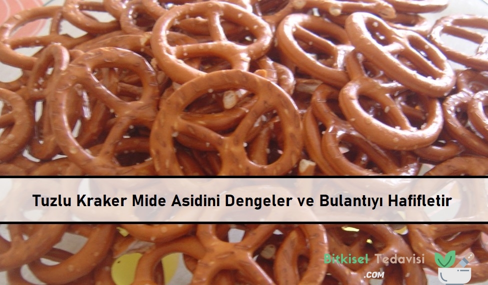 Tuzlu Kraker Mide Asidini Dengeler ve Bulantıyı Hafifletir